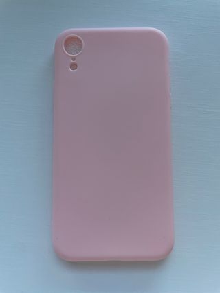 Cover rosa pastello per iPhone XR