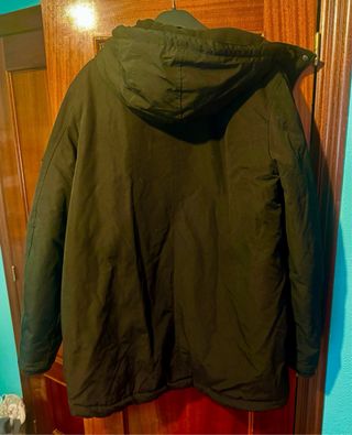 Abrigo/Cazadora Negra Hombre