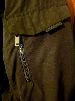 Abrigo/Cazadora Negra Hombre