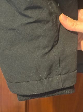 Abrigo/Cazadora Negra Hombre