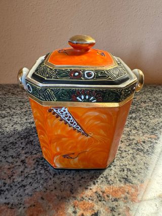 Zuccheriera vintage porcellana giapponese