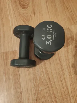 Manubri 3 kg (6,6 LBS) Decathlon