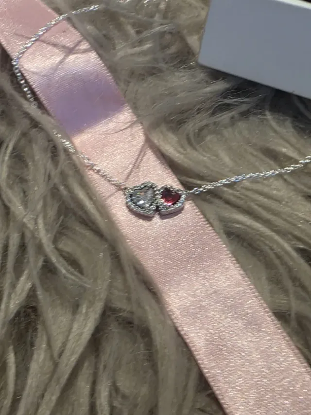 Conjunto Pandora Corazón Rojo y Blanco