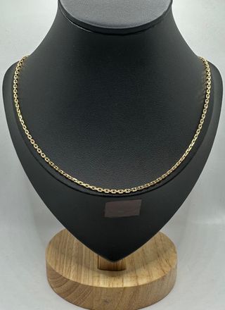 Catena Bilbao in oro 18k, 7,52 g, 46 cm.