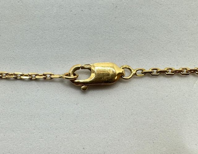 Cadena Bilbao de oro de 18k, 7.52 g, 46 cm.