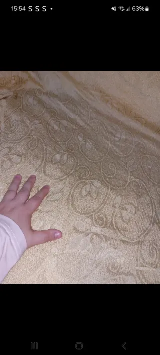 Copridivano dorato chiaro 3 posti