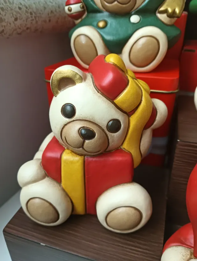 10 Teddy Thun Set Natale