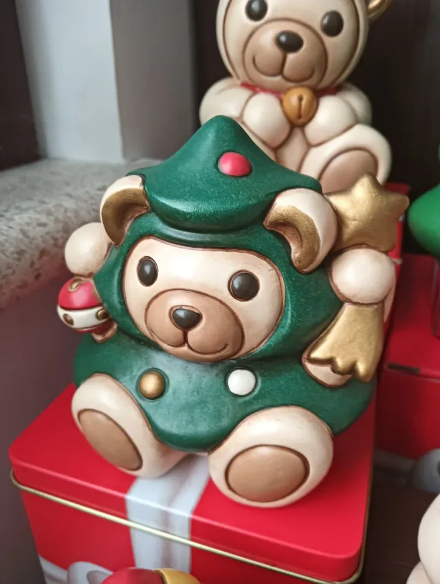 10 Teddy Thun Set Natale