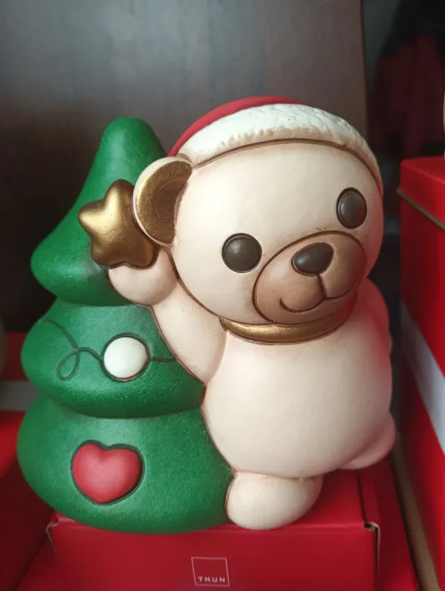 10 Teddy Thun Set Natale