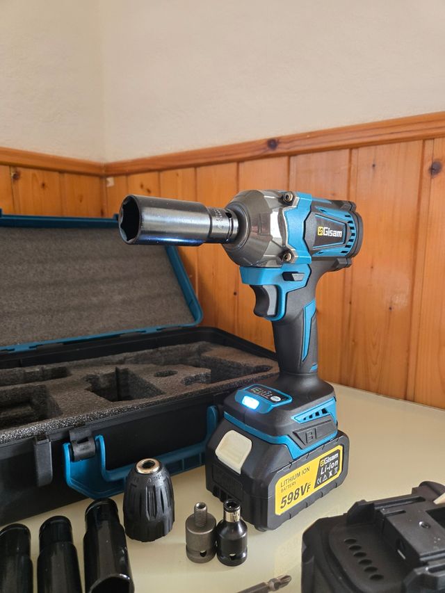 Chiave ad impatto 1200 N·m senza fili Gisam