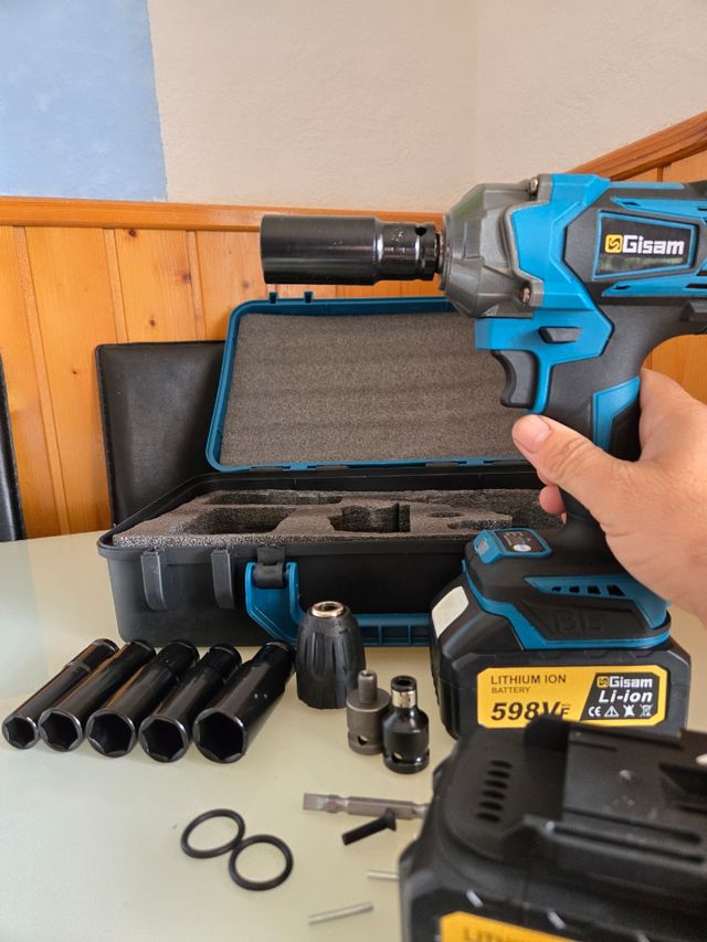 Chiave ad impatto 1200 N·m senza fili Gisam