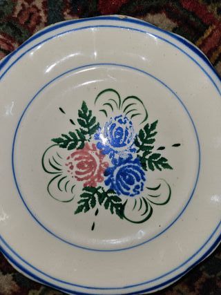 Piatto decorativo floreale