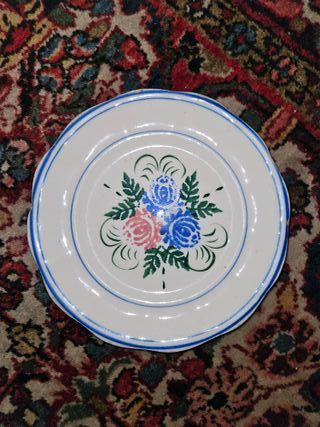 Piatto decorativo floreale