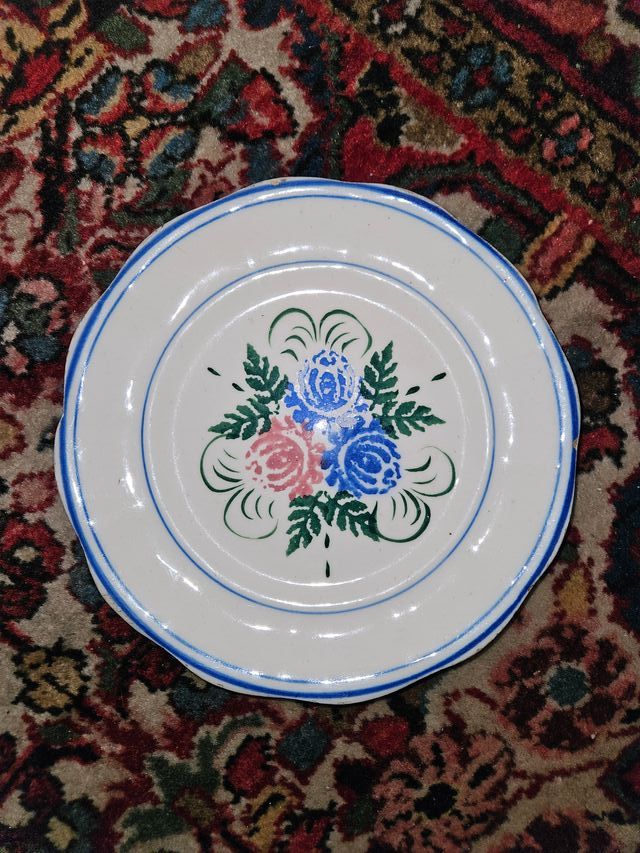 Piatto decorativo floreale