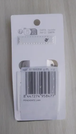 Pendientes Aro Plateados