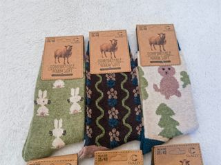 Calcetines lana para mujer 6 pares talla 35-40