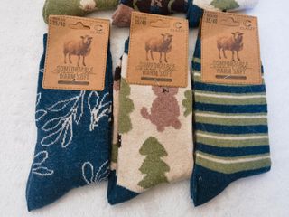 Calcetines lana para mujer 6 pares talla 35-40