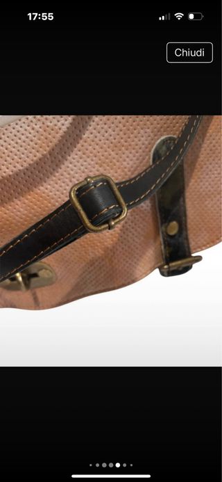 Borsa South vera pelle unica