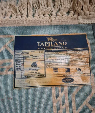 2 Alfombras Azul/Verde Azulado