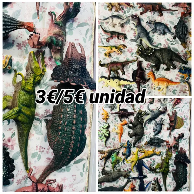 Lote animales de plástico