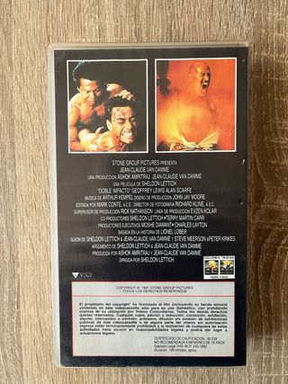 Doble Impacto VHS Jean-Claude Van Damme