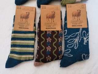 Calcetines lana para mujer 6 pares talla 35-40