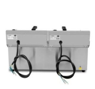 FREIDORA ELÉCTRICA 12+12 LITROS CON GRIFO