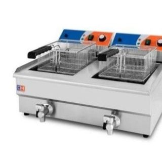 FREIDORA ELÉCTRICA 12+12 LITROS CON GRIFO