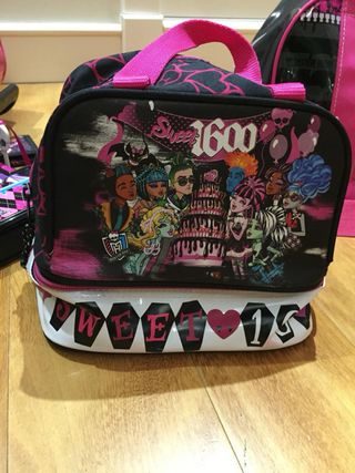 Kit Monster High: Bolso, Neceser y Zapatillas