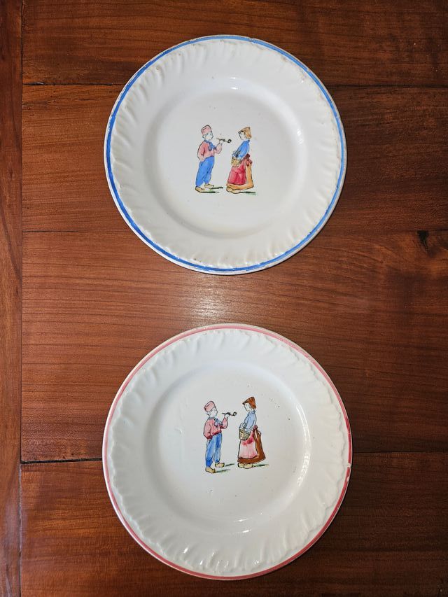 Coppia piatti Mondovì rari