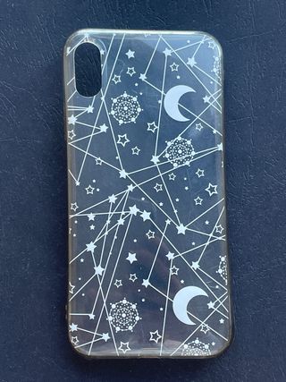 Custodia iPhone XR Costellazione Luna Stelle