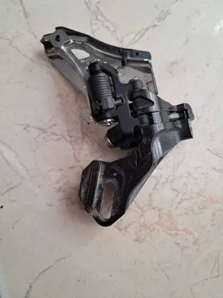 Lote de cambio, desviador y manetas Shimano xt