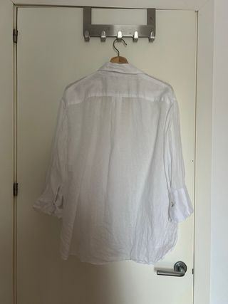 Camisa oversize blanca Zara Talla Única