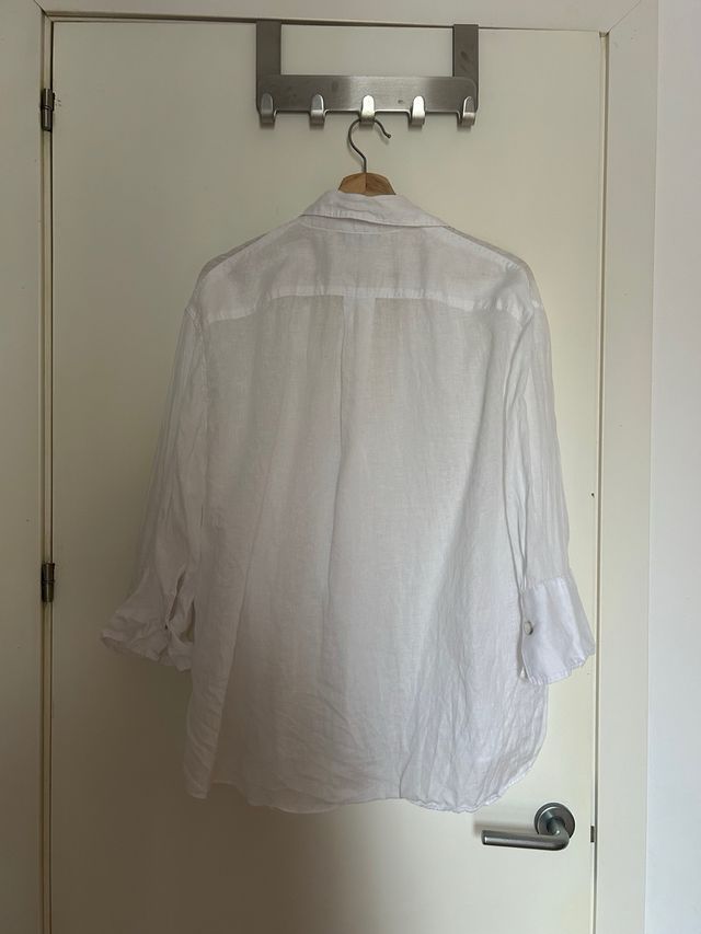 Camisa oversize blanca Zara Talla Única