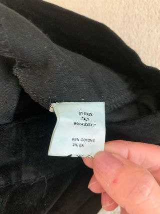 Pantalones de ante M elásticos