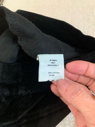 Pantalones de ante M elásticos