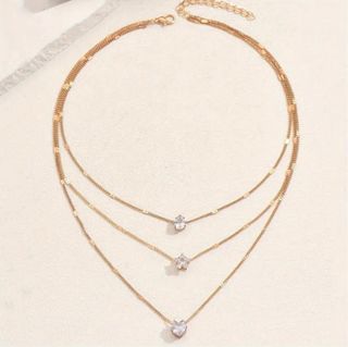 Elegante collar  Elegante Mujer diamantes