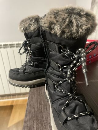 Botas de nieve Lhotse negras y grises talla 32