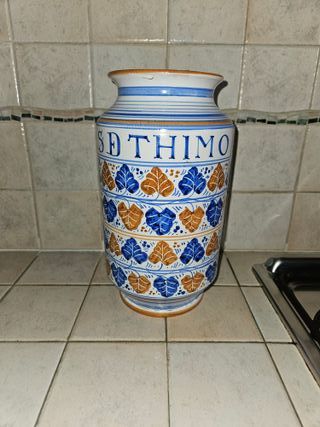 Vaso dipinto a mano fine '800