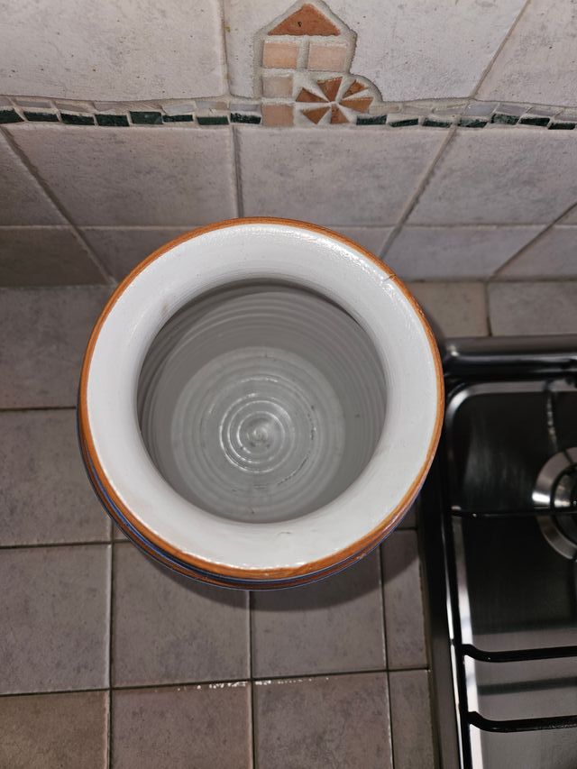 Vaso dipinto a mano fine '800