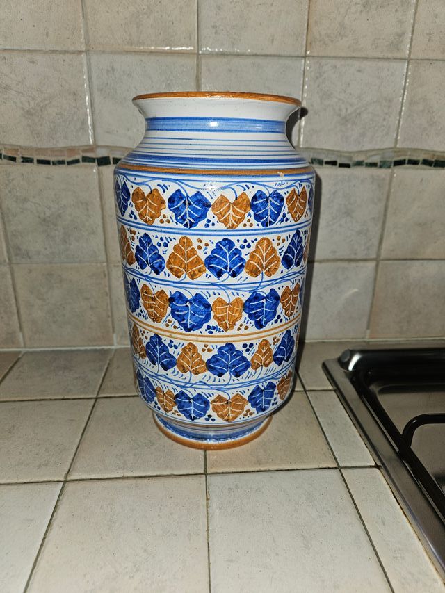 Vaso dipinto a mano fine '800