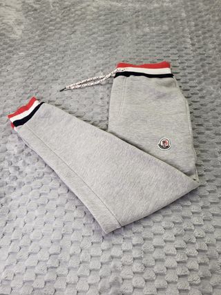 Moncler Pantalón Chándal Gris Talla S