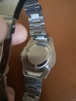 Reloj Rolex Submariner Negro/Plateado