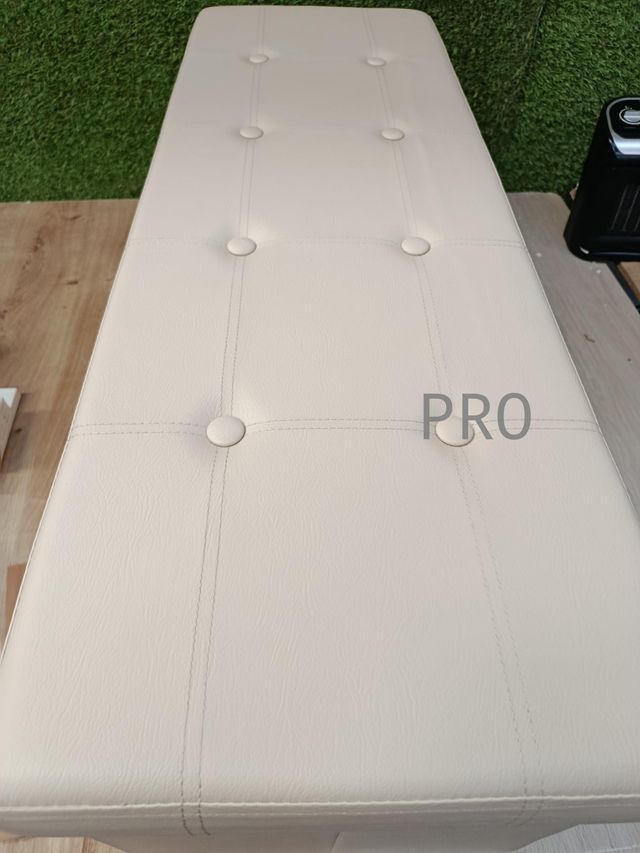 SONGMICS Baul Otomano De Cuero Sintético