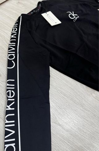 Sudadera Calvin Klein Negra Logo