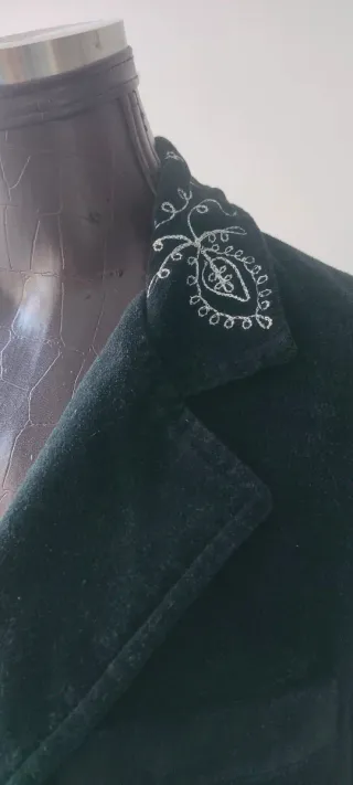 Chaqueta Terciopelo Negra