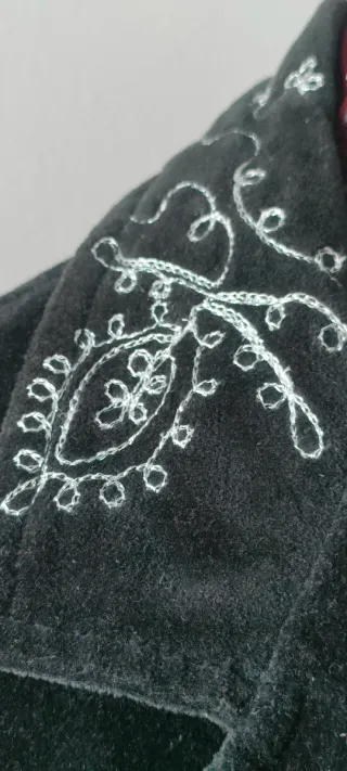 Chaqueta Terciopelo Negra