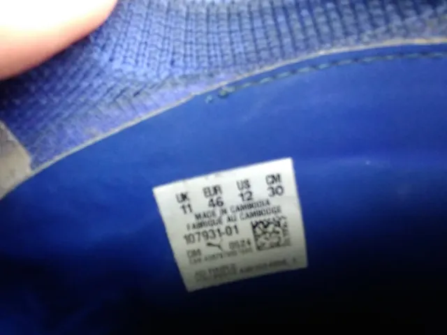 Botas Fútbol Puma Future Azul Talla 46