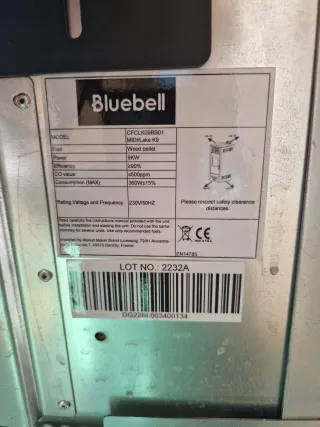 Estufa de pellets 9 Kw