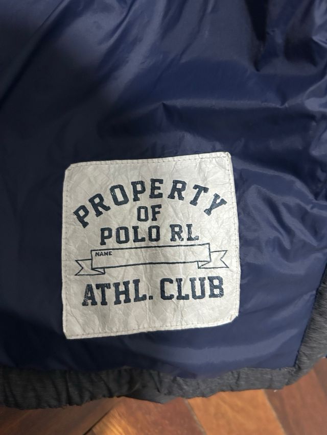 Chaqueta Polo Ralph Lauren gris y azul